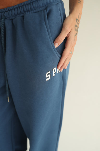 Midnight blue straight sweatpants