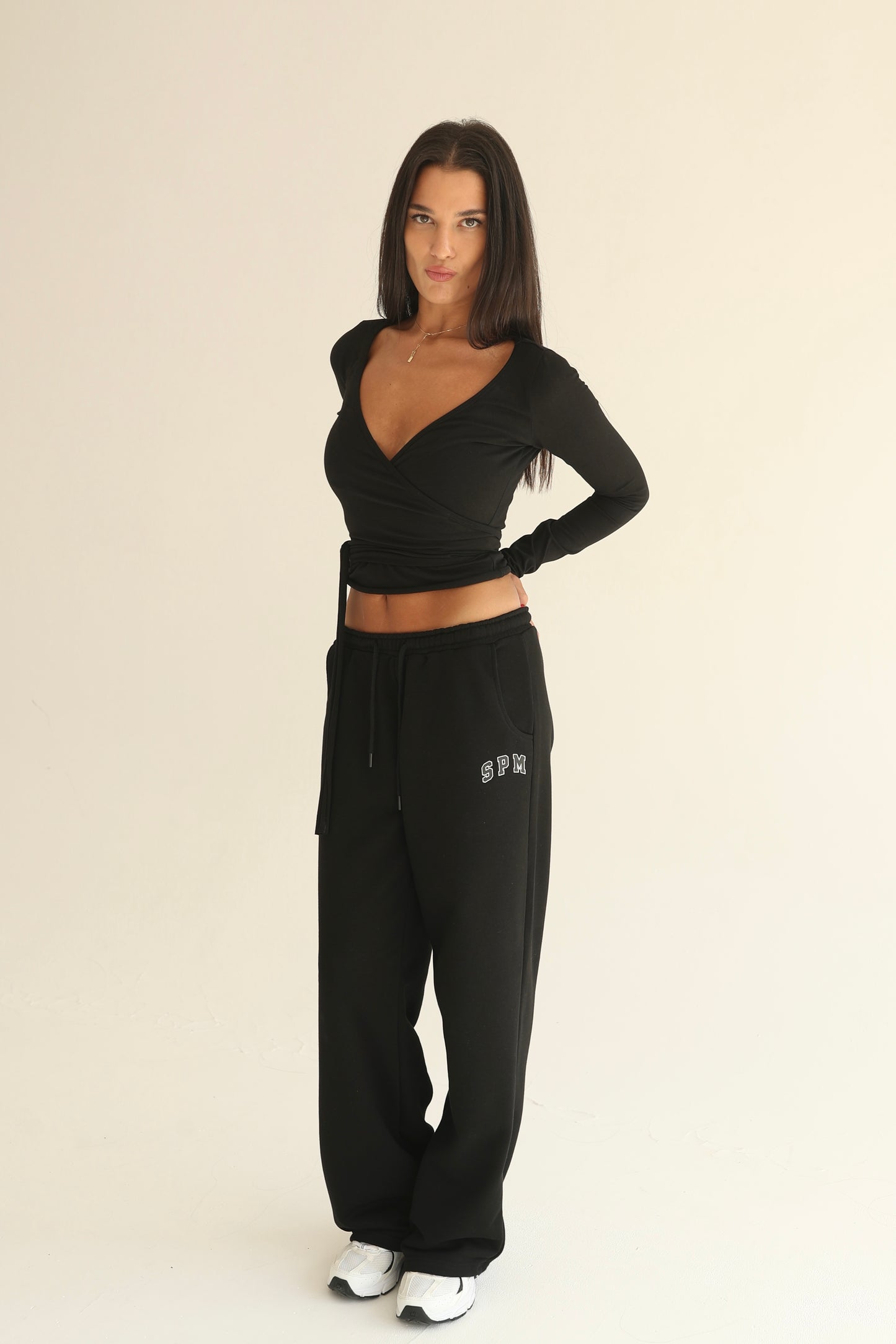 Black pilates cardigan