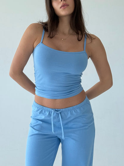 Baby blue bralette top